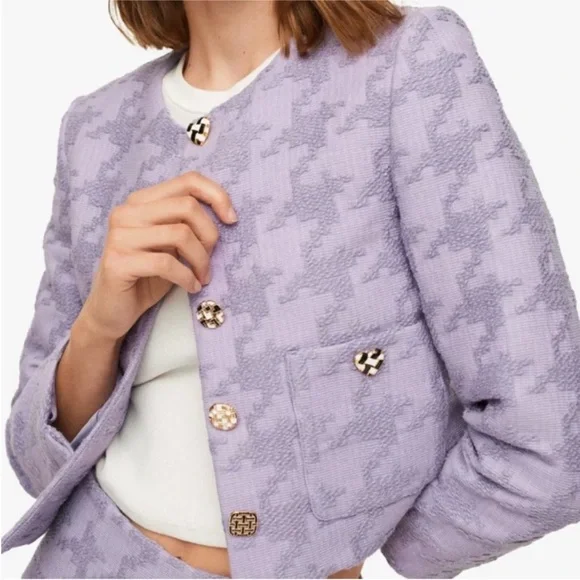 Mango Houndstooth Blazer - Picture 4 of 6